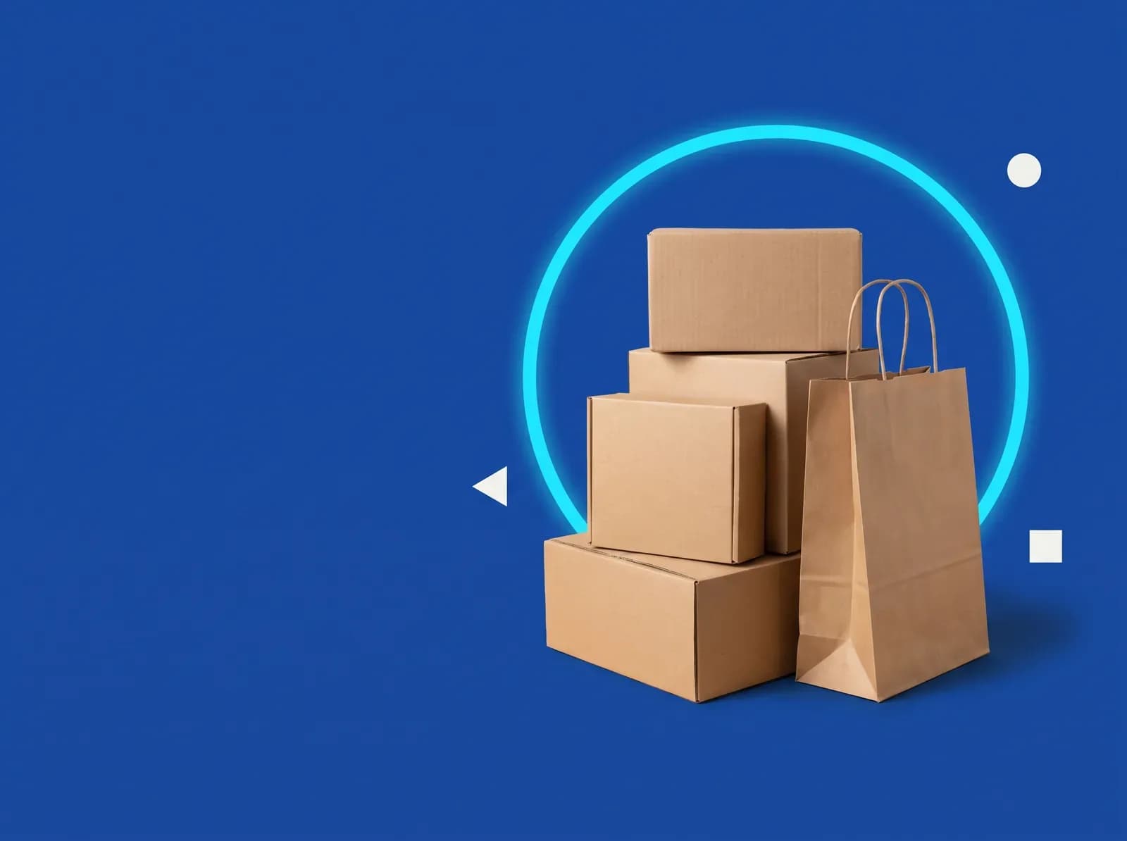 Illustration : couverture de l’étude de cas E-commerce international, sur fond bleu Kliyani